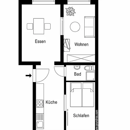 Wohlfuehl - Im Luisenviertel - 2 Mit Top-ausstattung דירה